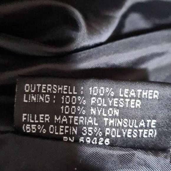 Wilson's Leather Jacket Large Black - Picture 5 of 6